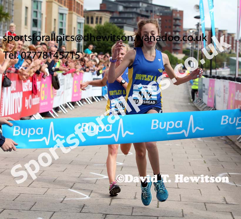 Girls BUPA Junior Great North. Photo: David T. Hewitson/Sports for All Pics